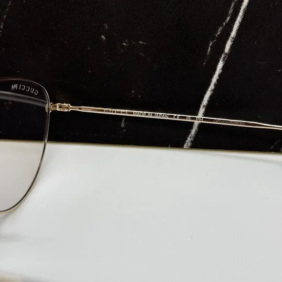 NEW GUCCI GG1185S 001 GUCCI GOLD WOMEN EYEWEAR TRANSITION LENSES EYEWEAR